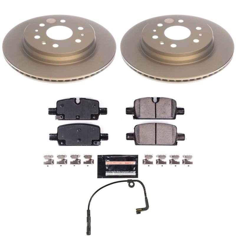 PowerStop CPK8173-23 - PSBCPK8173-23 - Power Stop 21-24 Cadillac Escalade Rear Z23 Coated Brake Kit - Shipped in Europe - Tuningsupply.com