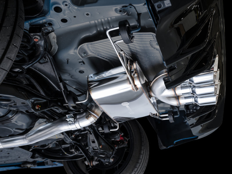 AWE Tuning 3015-52287 - AWE3015-52287 - AWE Tuning 2023 Honda Civic Type R FL5 Touring Edition Exhaust w/ Triple Chrome Silver Tips - Shipped in Europe - Tuningsupply.com