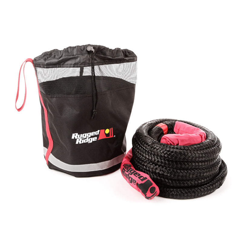 Rugged Ridge 15104.30 - RUG15104.30 - Rugged Ridge Kinetic Recovery Rope with Cinch Storage Bag - Shipped in Europe - Tuningsupply.com