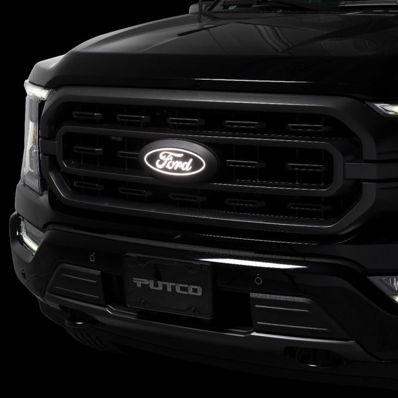 Putco 92603 - PUT92603 - Putco 18-20 Ford F-150 Front Luminix Ford LED Emblem - Fits Honeycomb Grille - Shipped in Europe - Tuningsupply.com