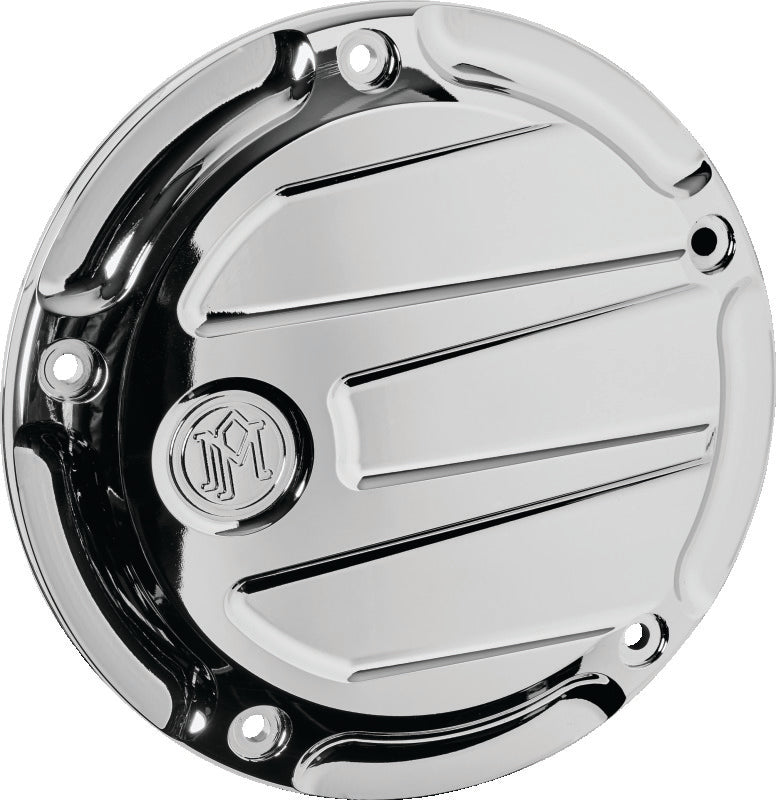 Performance Machine 0177-2075M-CH - PFM0177-2075M-CH - Performance Machine Derby Cover Scallop - Chrome - Shipped in Europe - Tuningsupply.com