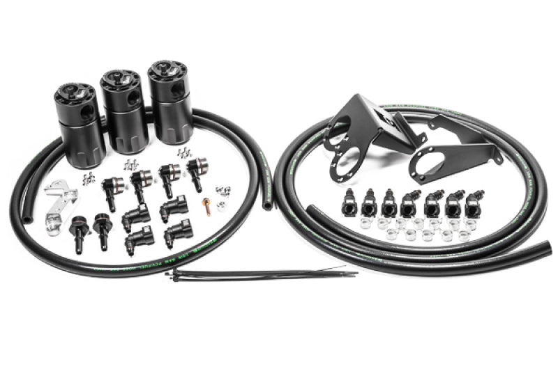 Radium Engineering 20-0987-FL - RAD20-0987-FL - Radium 14-19 Chevrolet Corvette LT1 CCV Fluid Lock Triple Catch Can Kit - Shipped in Europe - Tuningsupply.com