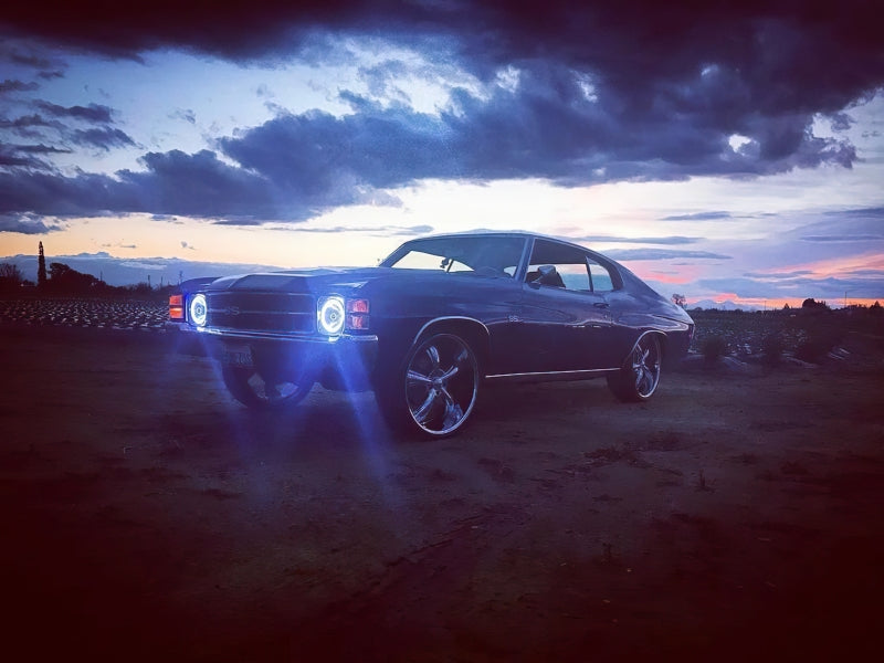 ORACLE Lighting 6905-001 - ORL6905-001 - Oracle Pre-Installed Lights 7 IN. Sealed Beam - White Halo - Shipped in Europe - Tuningsupply.com