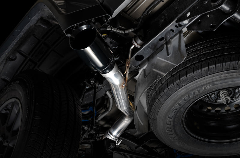 AWE Tuning 3015-23103 - AWE3015-23103 - AWE Tuning 20-21 Jeep Gladiator JT 3.6L Tread Edition Cat-Back Single Side Exhaust - Diamond Blk Ti - Shipped in Europe - Tuningsupply.com