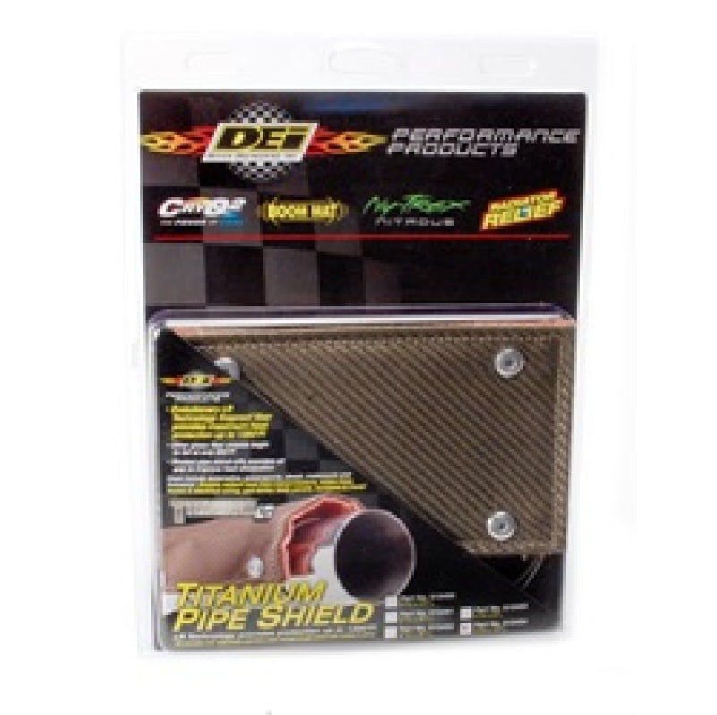 DEI 10454 - DEI10454 - DEI Pipe Shield w/Stainless Steel Clamps - 4in x 12in - Titanium - Shipped in Europe - Tuningsupply.com