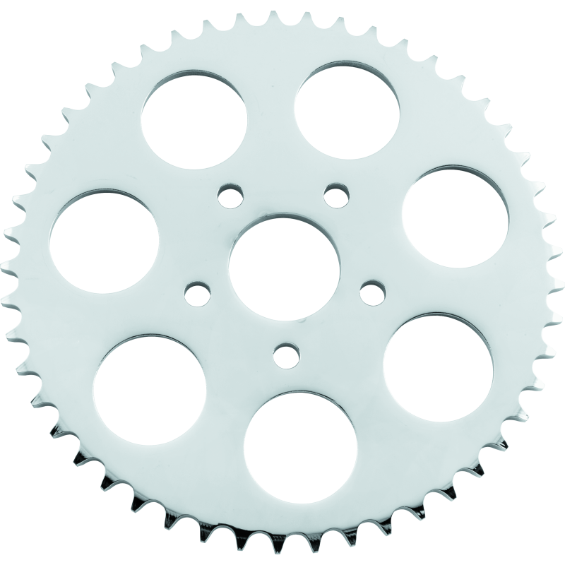 TwinPower 490971 - TWP490971 - Twin Power 86-92 XL Chrome Disc Brake Rear Sprocket 49 Tooth Flat - Shipped in Europe - Tuningsupply.com