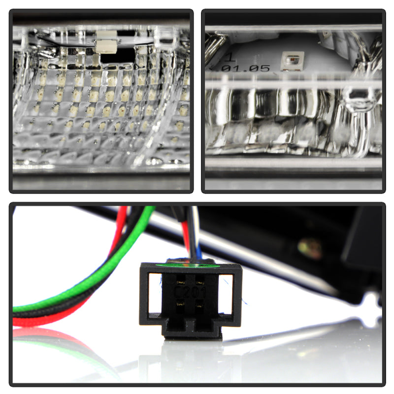 SPYDER 5087171 - SPY5087171 - Spyder 13-16 Audi A4 4DR LED Tail Lights LED Clear Reverse Lights - Black ALT-YD-AA413-SEQ-BK - Shipped in Europe - Tuningsupply.com