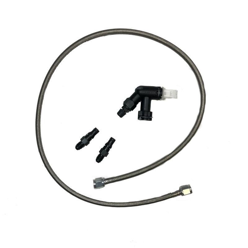 McLeod Racing 139252 - MLR139252 - McLeod Line Assy Mustang 2005-Up 36in W/Male Wire Clip Fittings & Elbow Bleeder - Shipped in Europe - Tuningsupply.com