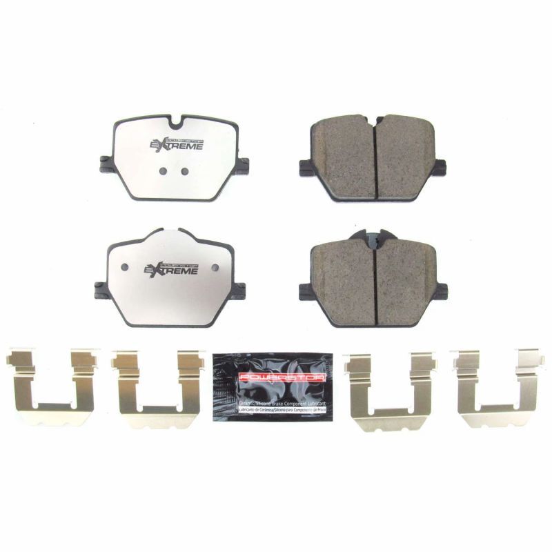 PowerStop Z26-2220 - PSBZ26-2220 - Power Stop 2019 BMW 330i Rear Z26 Extreme Street Brake Pads w/Hardware - Shipped in Europe - Tuningsupply.com