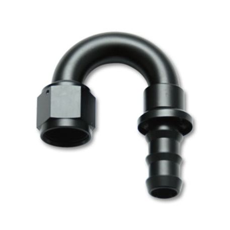 Vibrant 22808 - VIB22808 - Vibrant -8AN Push-On 180 Deg Hose End Fitting - Aluminum - Shipped in Europe - Tuningsupply.com