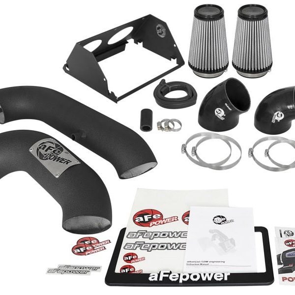 aFe 51-12972-B - AFE51-12972-B - aFe MagnumFORCE 2XP Intake w/3.5in Black Steel Housing Pro DRY S Filter 2017 Ford F-150 V6-3.5L (tt) - Shipped in Europe - Tuningsupply.com