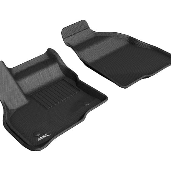 3D MAXpider L1CH08711509 - ACEL1CH08711509 - 3D MAXpider 2017-2020 Chevrolet Bolt Ev Kagu 1st Row Floormat - Black - Shipped in Europe - Tuningsupply.com