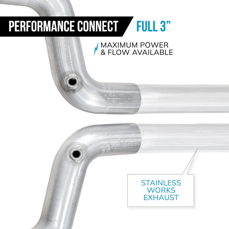 Stainless Works M15LDSPC - SSWM15LDSPC - Stainless Works 15-25 Mustang GT Lead Pipe Kit - Performance Connect - Shipped in Europe - Tuningsupply.com