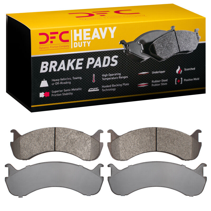 DFC 1214-0786-00 - DFC1214-0786-00 - DFC 04-08 Ford F-650/F-750 Front/Rear Heavy Duty Pads - Semi Metallic - Shipped in Europe - Tuningsupply.com