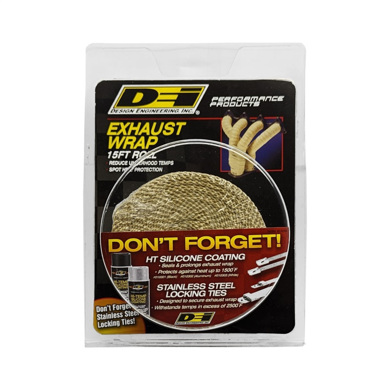 DEI 10106 - DEI10106 - DEI Exhaust Wrap 2in x 15ft - Tan - Shipped in Europe - Tuningsupply.com