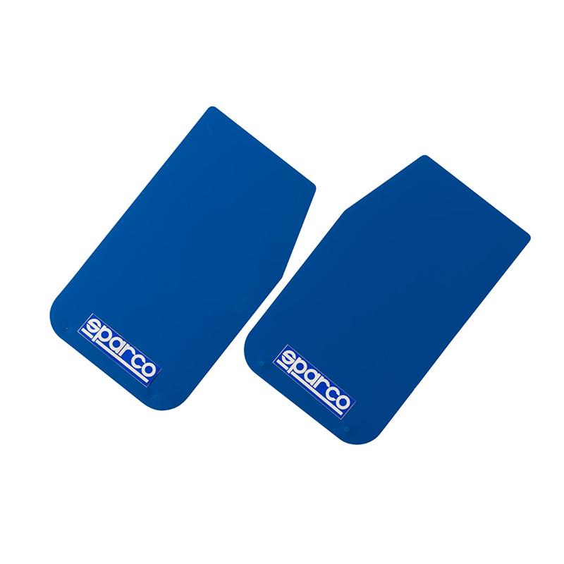 SPARCO 03791AZ - SPA03791AZ - Sparco Mud Flap Pair Blue - Shipped in Europe - Tuningsupply.com