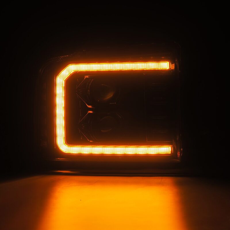 AlphaRex 880316 - ARX880316 - AlphaRex 05-07 Ford Super Duty/Excursion LUXX-Series LED Projector Headlights - Alpha-Black - Shipped in Europe - Tuningsupply.com