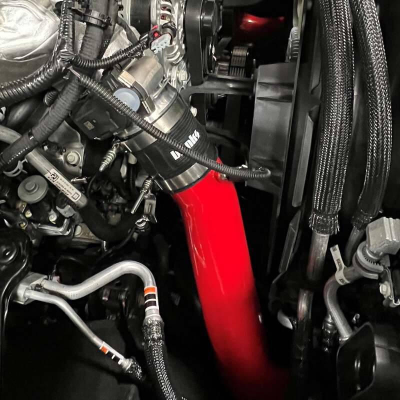 Banks Power 26005 - GBE26005 - Banks Power 2020 GM 2500/3500 6.6L L5P Boost Tube Upgrade Kit - Red - Shipped in Europe - Tuningsupply.com