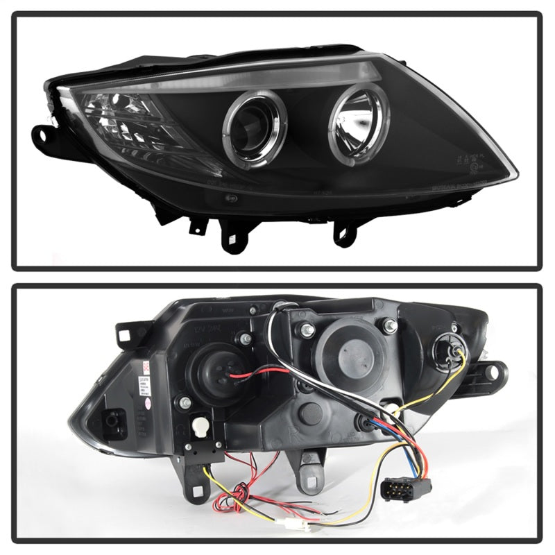 SPYDER 5029072 - SPY5029072 - Spyder BMW Z4 03-08 Projector Headlights Halogen Model Only - LED Halo Black PRO-YD-BMWZ403-HL-BK - Shipped in Europe - Tuningsupply.com