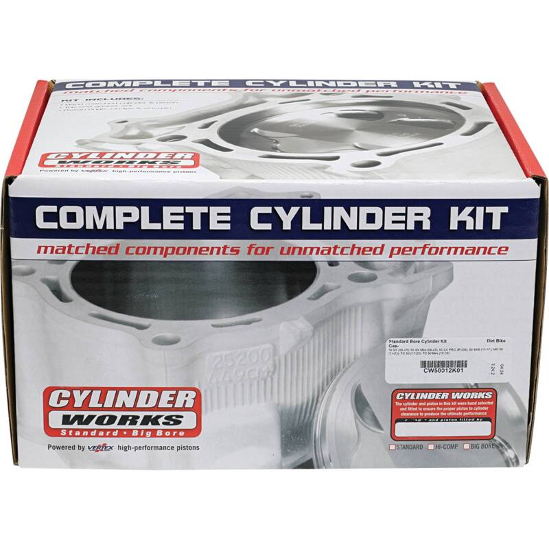 Cylinder Works CW50012K01 - CYLCW50012K01 - Cylinder Works 21-23 Gas-Gas MC 50 50cc Standard Bore Cylinder Kit - Shipped in Europe - Tuningsupply.com