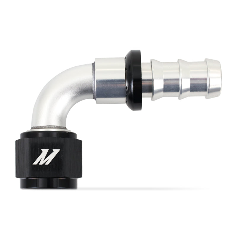 Mishimoto MMFT-PL-1090 - MISMMFT-PL-1090 - Mishimoto 90 Degree Push Lock Fitting - 10AN - Shipped in Europe - Tuningsupply.com