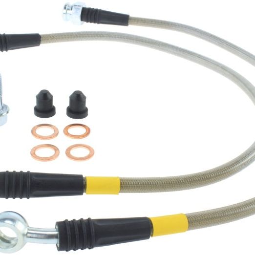 Stoptech 950.62500 - STO950.62500 - StopTech 97-04 Chevrolet Corvette Stainless Steel Rear Brake Line Kit - Shipped in Europe - Tuningsupply.com