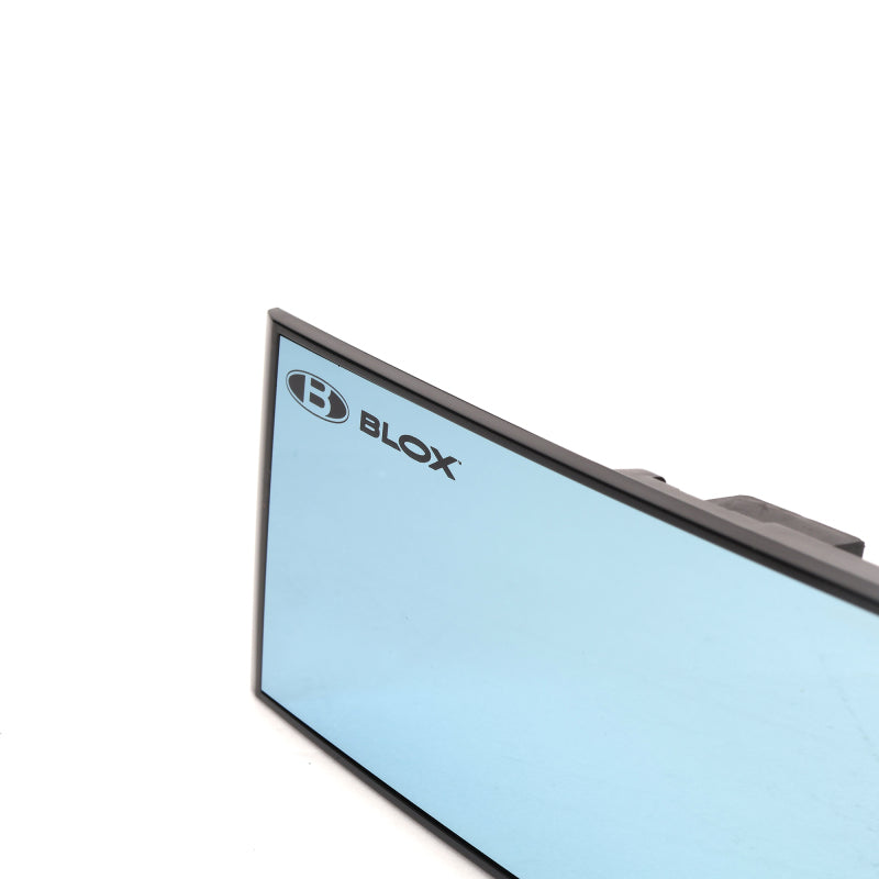 BLOX Racing BXAC-02011 - BLOBXAC-02011 - BLOX Racing 290mm Convex Mirror Black Frame Blue Tint - Shipped in Europe - Tuningsupply.com
