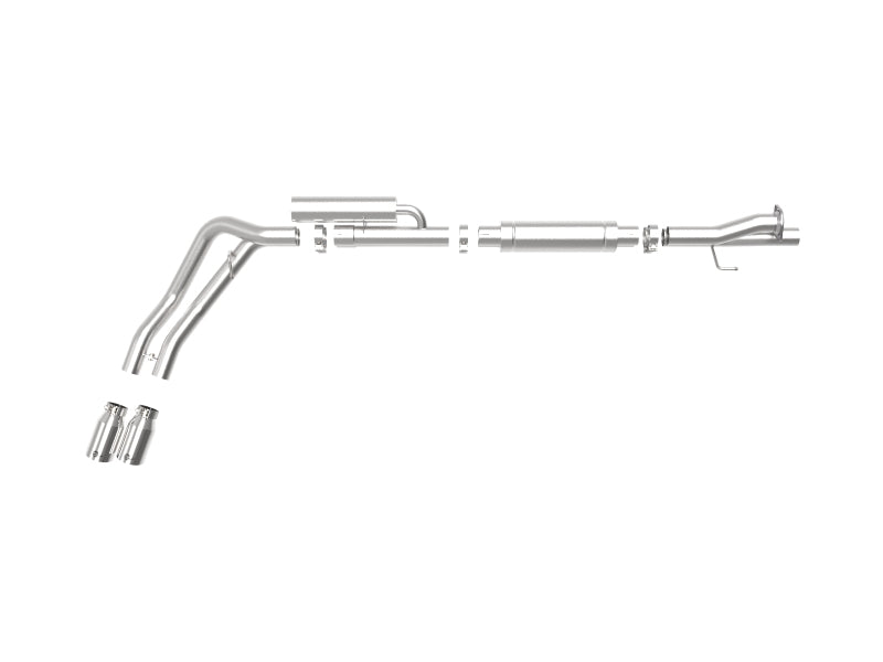 aFe 49-43117-P - AFE49-43117-P - aFe Rebel Series 3in 409 SS Cat-Back Exhaust w/ Polish Tips 17-20 Ford F-250 V8 6.2L - Shipped in Europe - Tuningsupply.com