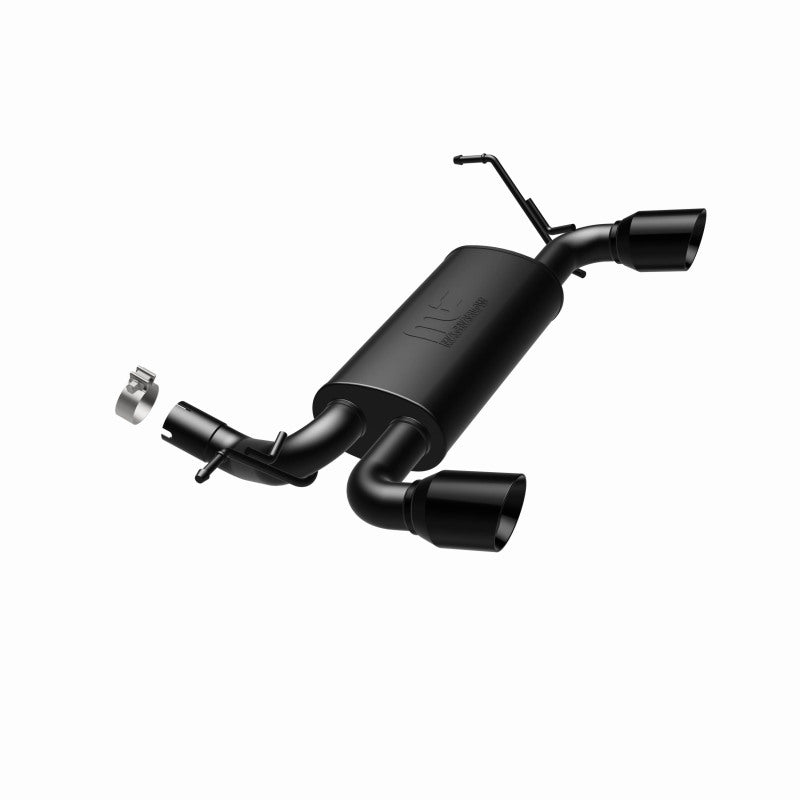 Magnaflow 15160 - MAG15160 - MagnaFlow 07-17 Jeep Wrangler JK 3.8/3.6L Dual Split Rear Exit Black Axle-Back Exhaust - Shipped in Europe - Tuningsupply.com