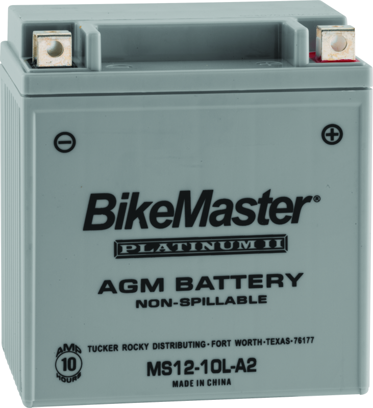 BikeMaster 780700 - BKM780700 - BikeMaster AGM Battery - MS12-10L-A2 - Shipped in Europe - Tuningsupply.com