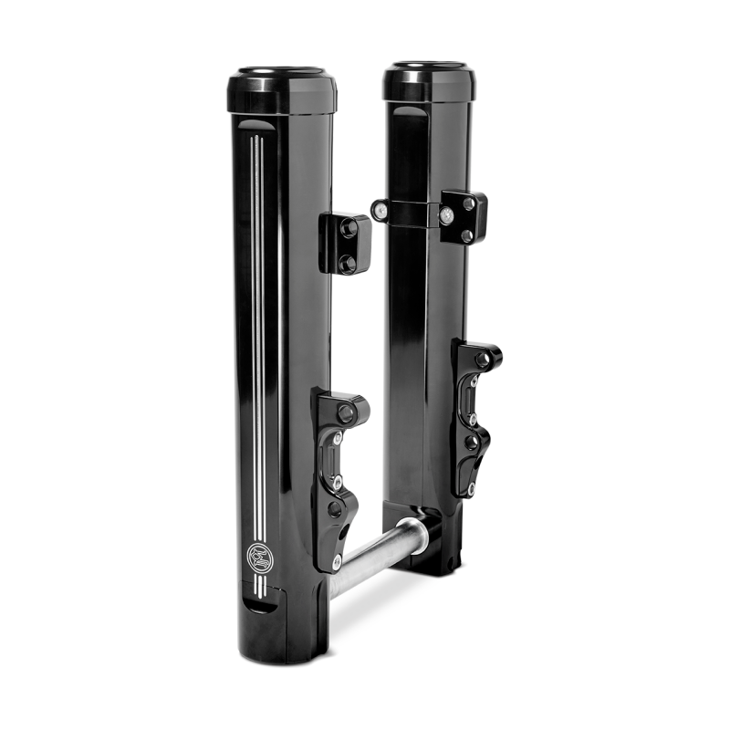 Performance Machine 0208-2178-BM - PFM0208-2178-BM - Performance Machine Dyna and M8 Softail Lower Leg Assembly 49mm - Contrast Cut - Shipped in Europe - Tuningsupply.com