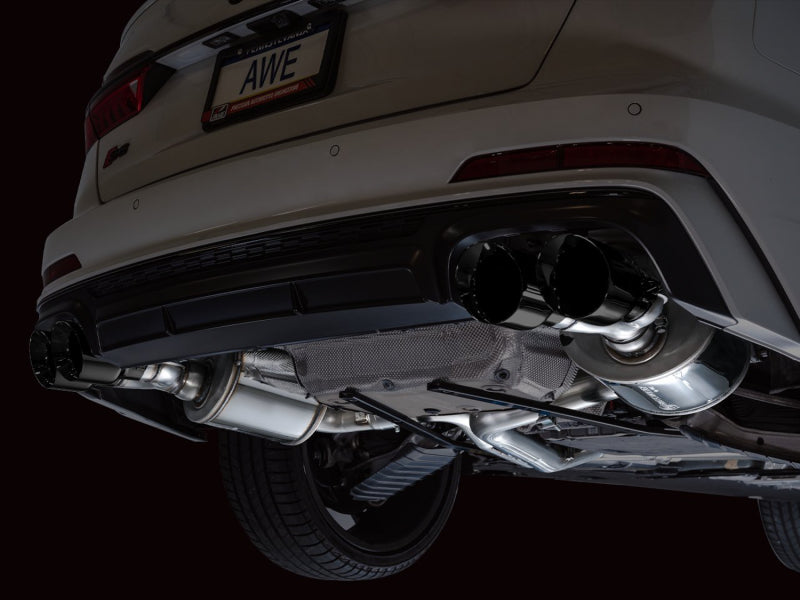 AWE Tuning 3015-43107 - AWE3015-43107 - AWE Tuning 19-23 Audi C8 S6/S7 2.9T V6 AWD Touring Edition Exhaust - Diamond Black Tips - Shipped in Europe - Tuningsupply.com