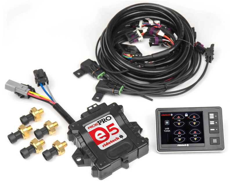 Ridetech 30518000 - RID30518000 - Ridetech RidePro E5 Air Ride Suspension Leveling Control System - Shipped in Europe - Tuningsupply.com