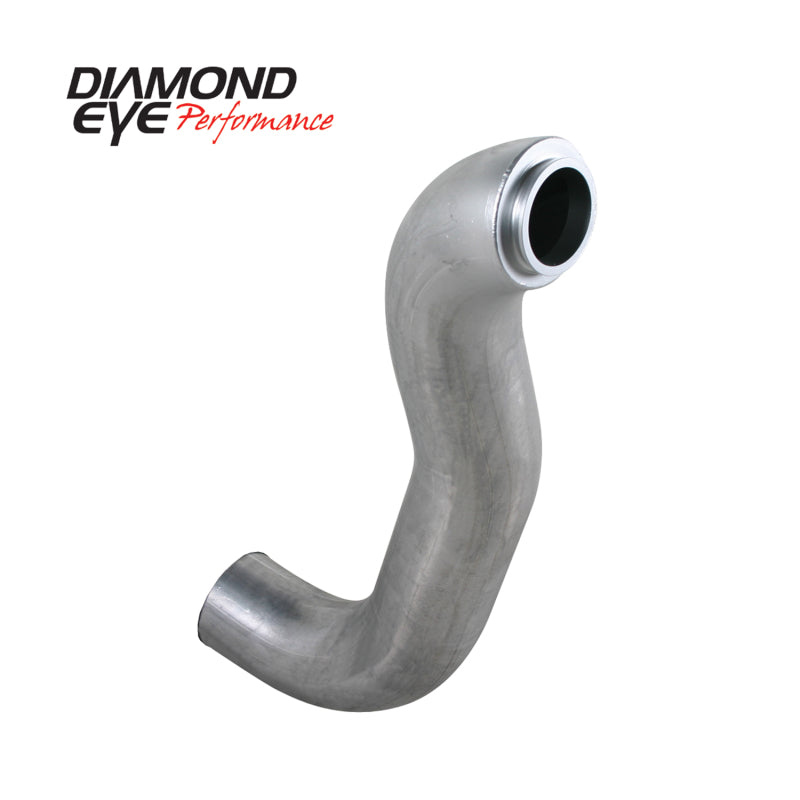 Diamond Eye Performance 220100 - DEP220100 - Diamond Eye Downpipe 4in TB Single AL DODGE 5.9L 2500/3500 89-93 4X4 ONLY - Shipped in Europe - Tuningsupply.com