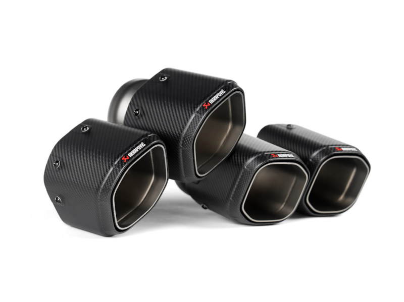 Akrapovic TP-CT/79 - AKRTP-CT/79 - Akrapovic 2024+ BMW M5 (G90,G99) Hexagonal Carbon Fiber Tail Pipe Set - Shipped in Europe - Tuningsupply.com
