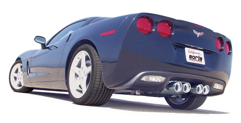 Borla 11816 - BOR11816 - Borla 05-08 Chevrolet Corvette Coupe/Conv 6.0L/6.2L 8cyl Aggressive ATAK Exhaust (rear section only) - Shipped in Europe - Tuningsupply.com
