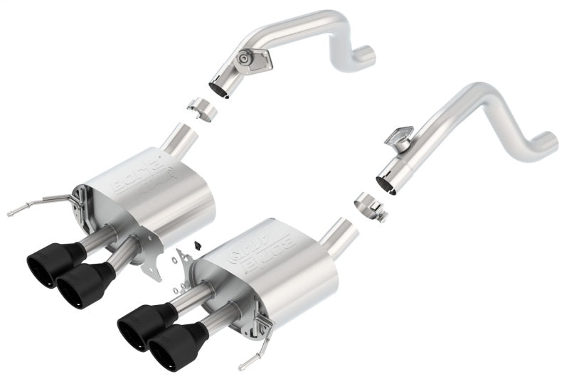 Borla 11869CB - BOR11869CB - Borla 14-18 C7 Corvette Stingray Axle-Back ATAK Exhaust 2.75in To Muffler Dual 2.0in Out 4.25in Tip - Shipped in Europe - Tuningsupply.com