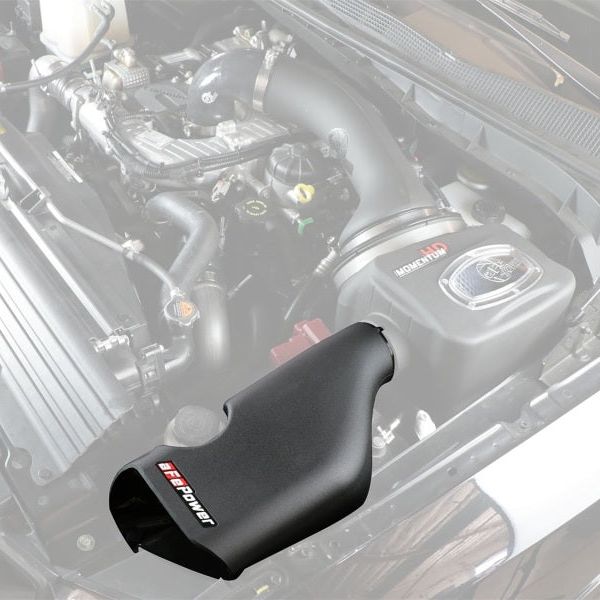 aFe 54-76105-S - AFE54-76105-S - aFe Diesel Elite Momentum HD Dynamic Air Scoop 2016 Nissan Titan XD V8 5.0L - Shipped in Europe - Tuningsupply.com