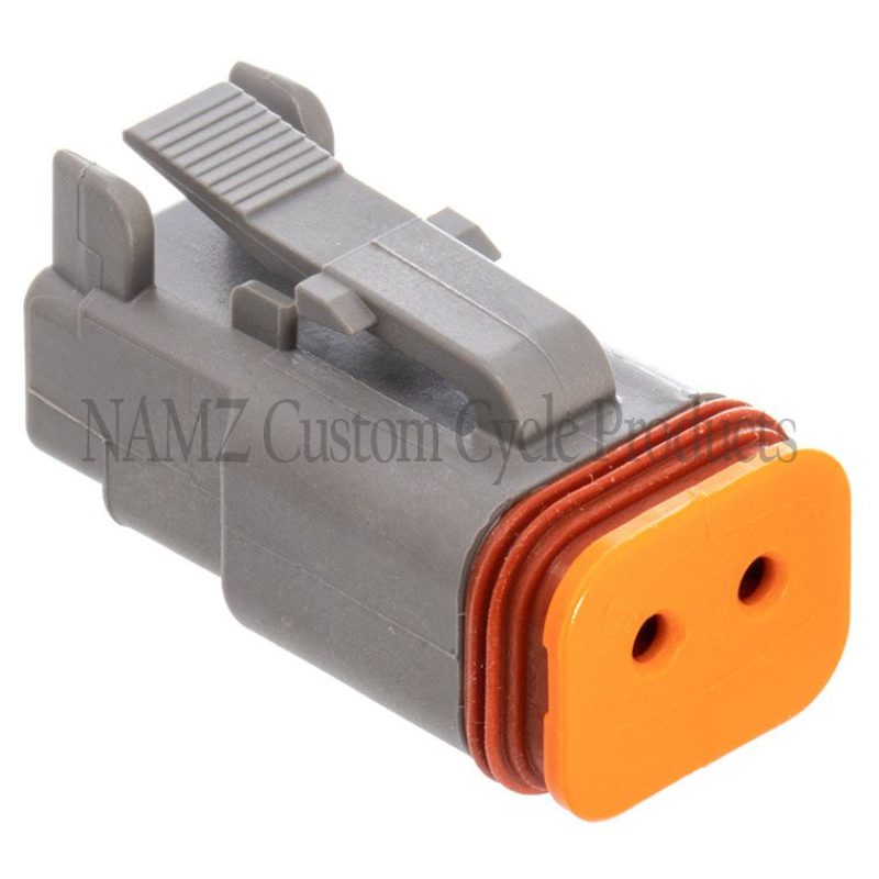 NAMZ DP-2G - NAMDP-2G - NAMZ Deutsch DT Series 2-Wire Plug & Wedgelock - Grey (Repl HD 72132-94GY) - Shipped in Europe - Tuningsupply.com