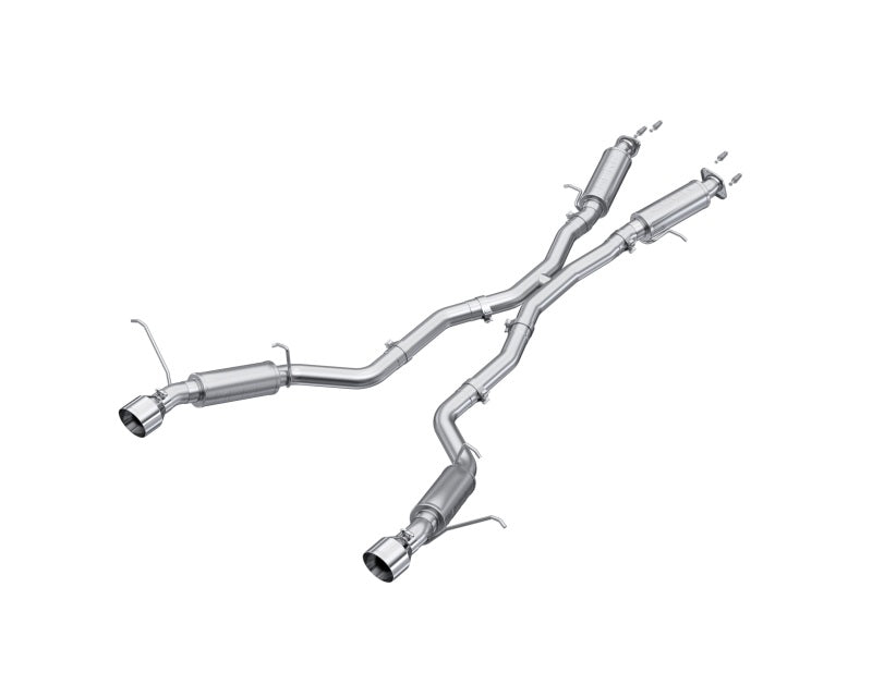 MBRP PS5525AL - MBRPS5525AL - MBRP 2012+ Jeep Grand Cherokee SRT 6.4L 3in Dual Rear Exit Aluminized Catback Exhaust - T304 Tips - Shipped in Europe - Tuningsupply.com