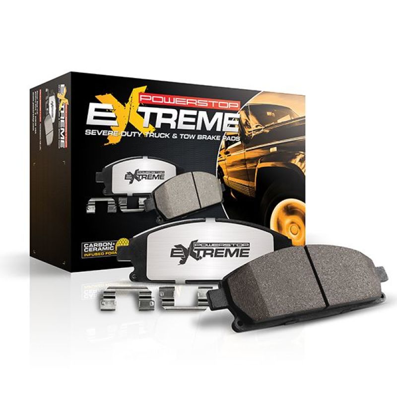PowerStop Z36-2414 - PSBZ36-2414 - Power Stop 21-22 Ford Bronco Rear Z36 Truck & Tow Brake Pad w/Hardware - Shipped in Europe - Tuningsupply.com