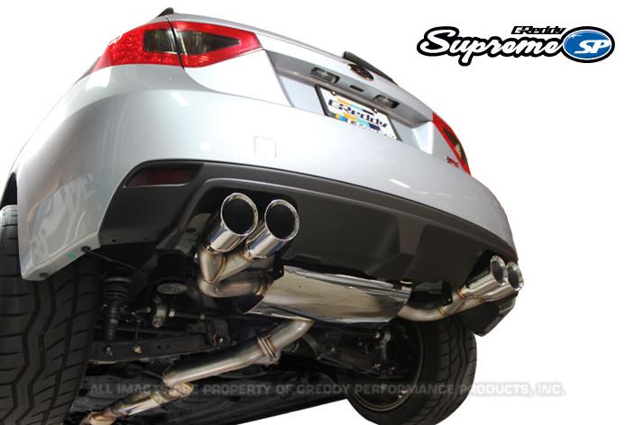 GReddy - GRE10168200 - GReddy 09-14 Subaru STI Hatchback Supreme SP Exhaust - Shipped in Europe - Tuningsupply.com