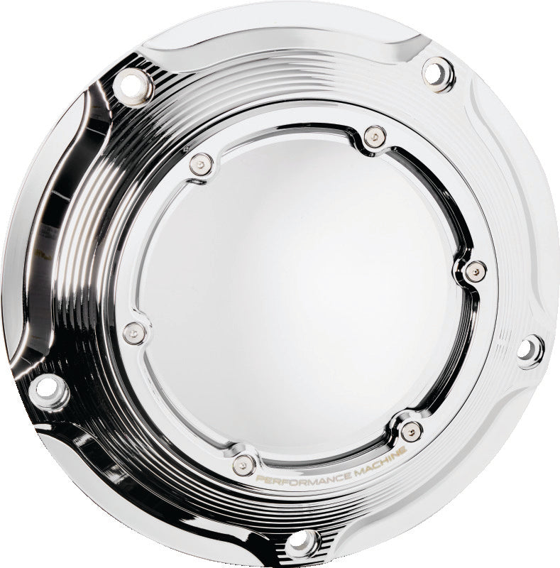Performance Machine 0177-2083M-CH - PFM0177-2083M-CH - Performance Machine Vision Derby Cover W/Bezel - Chrome - Shipped in Europe - Tuningsupply.com
