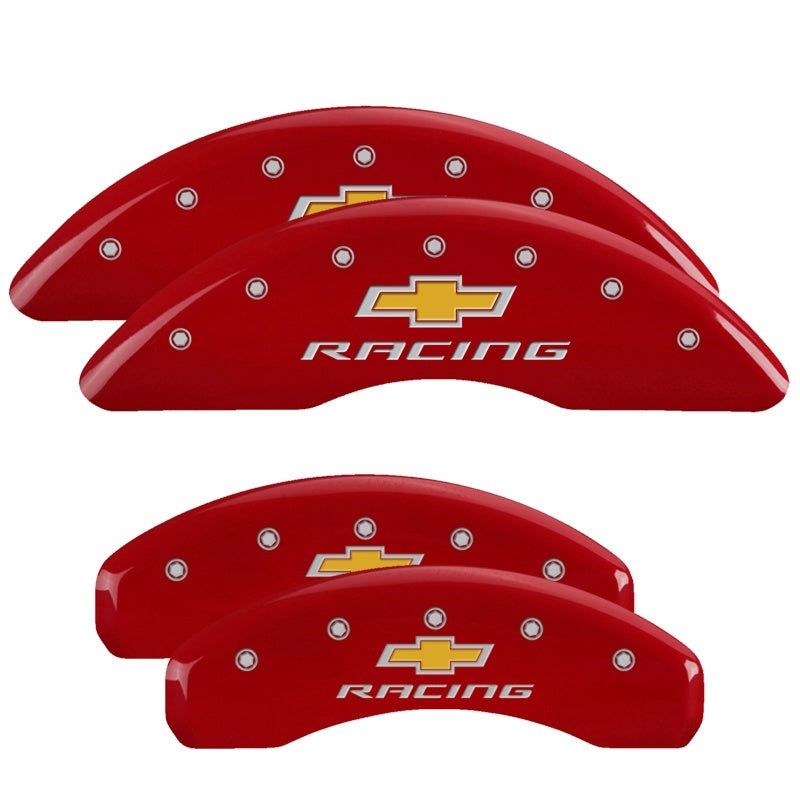 MGP 15211SMGPRD - MGP15211SMGPRD - MGP 4 Caliper Covers Engraved Front & Rear MGP Red finish silver ch - Shipped in Europe - Tuningsupply.com