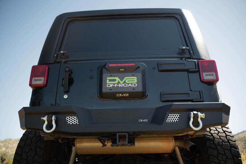 DV8 Offroad TSJK-01 - DVETSJK-01 - DV8 Offroad 07-18 Jeep Wrangler JK Spare Tire Delete - Shipped in Europe - Tuningsupply.com
