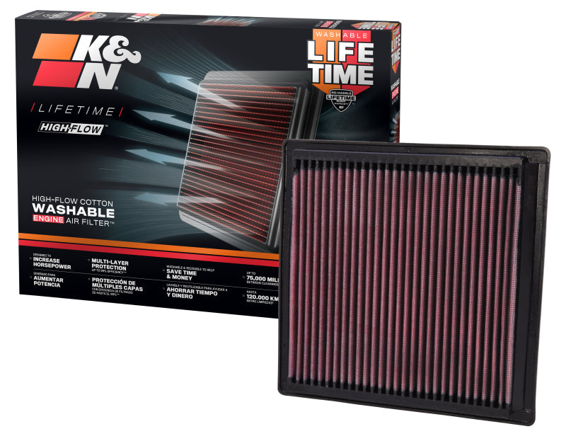 K&N Engineering 33-2288 - KNN33-2288 - K&N Replacement Air Filter DODGE DURANGO 04-09 / CHRYSLER ASPEN 07-09 - Shipped in Europe - Tuningsupply.com