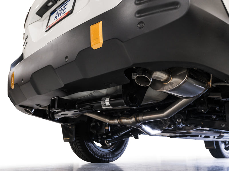 AWE Tuning 3015-38246 - AWE3015-38246 - AWE 20-25 Subaru Outback (Wilderness & XT) 0FG Catback Exhaust w/Dual BashGuards - Shipped in Europe - Tuningsupply.com