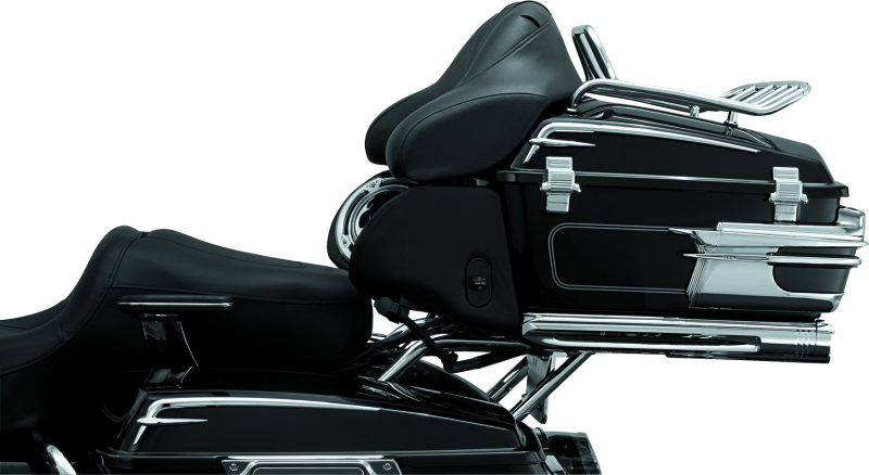 Kuryakyn 8973 - KUR8973 - Kuryakyn Quick Adjust Relocator For Tour Pak 97-13 Touring Models Chrome - Shipped in Europe - Tuningsupply.com