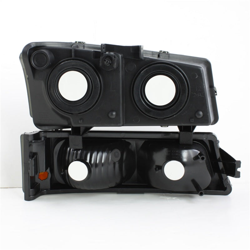 SPYDER 5064523 - SPY5064523 - xTune Chevy Silverado 2500HD 03-06 Crystal Headlights w/ Amber Lights Smoke HD-JH-CSIL03-AM-SM-SET - Shipped in Europe - Tuningsupply.com