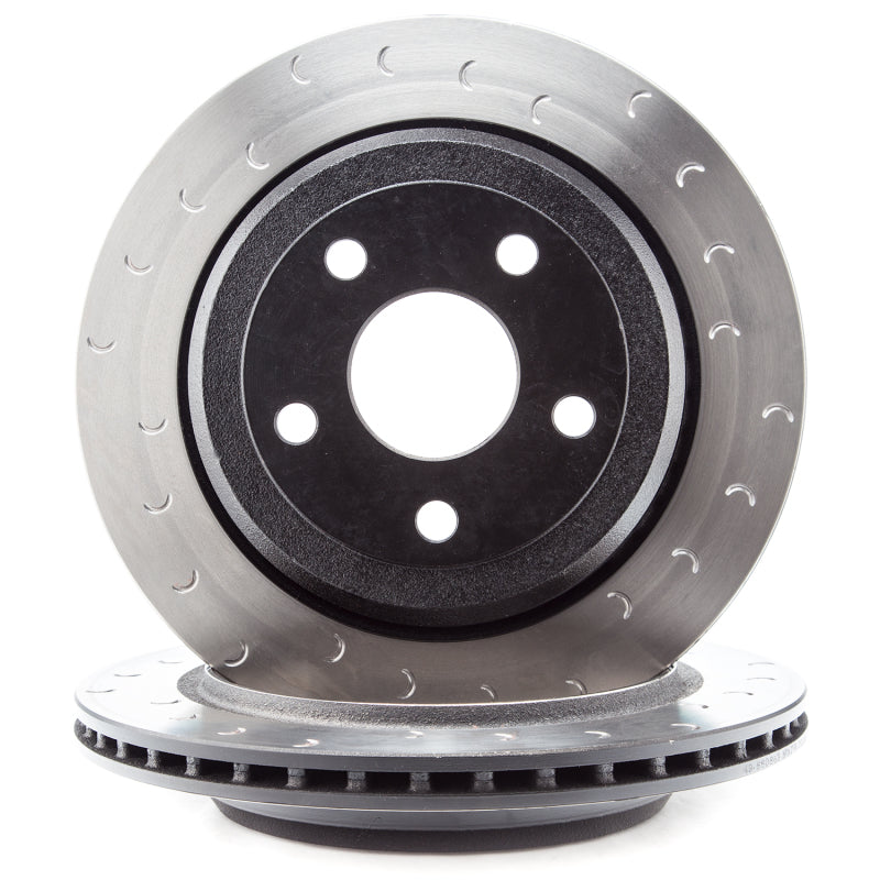 Alcon ALABKR5059D12 - ALCALABKR5059D12 - Alcon 2007+ Jeep JK-JL 330x22mm Rotors 4-Piston Calipers Rear Brake Kit (Includes Brake Lines) - Red - Shipped in Europe - Tuningsupply.com
